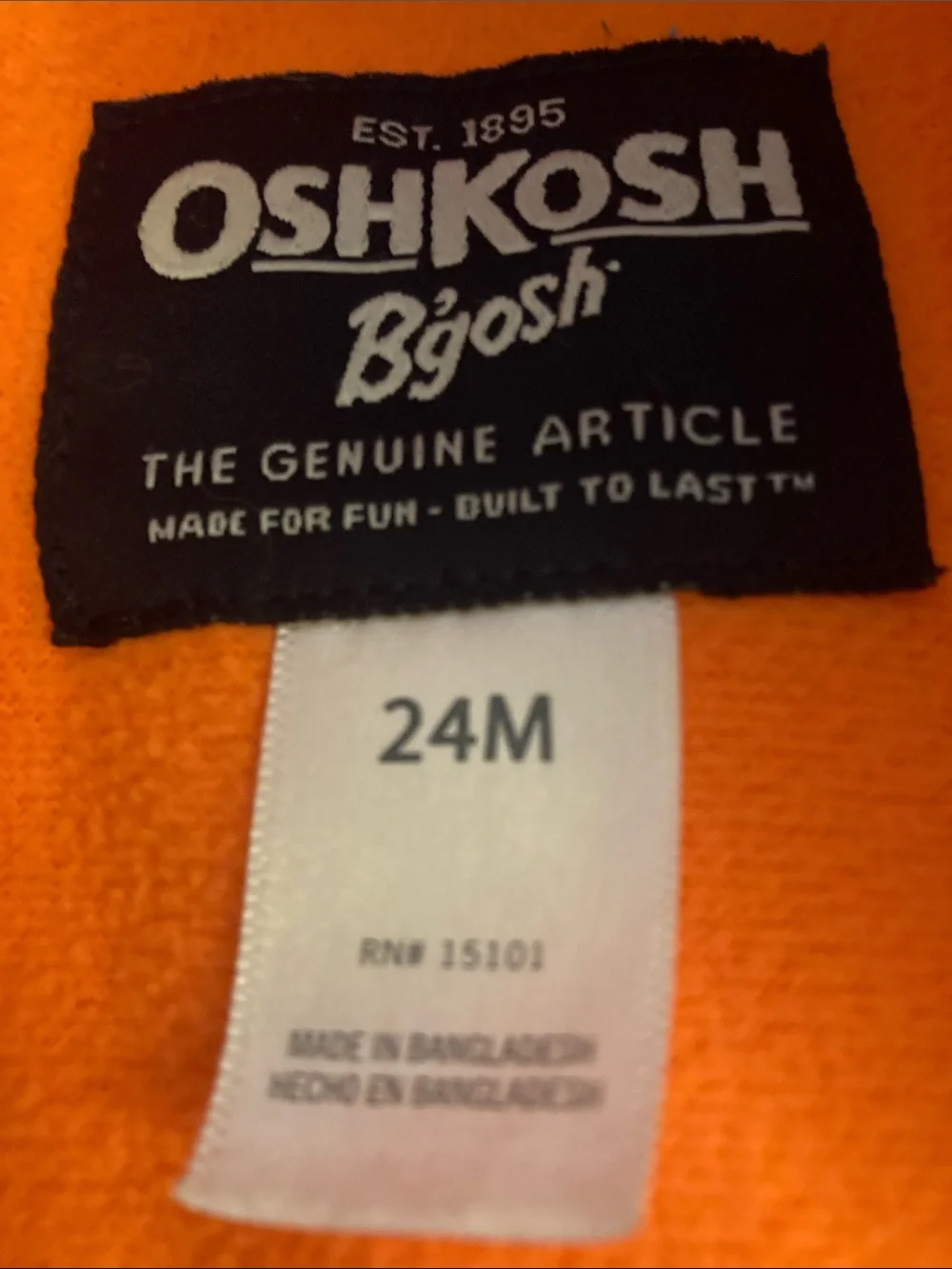 Oshkosh toddler 24 months jacket